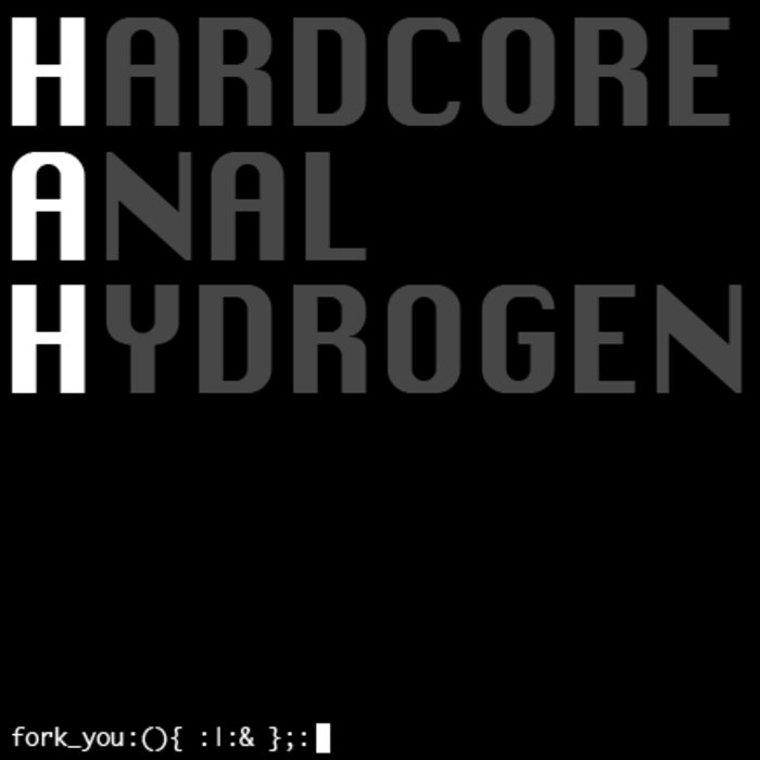 HARDCORE ANAL HYDROGEN - Fork you :​(​)​{ :​|​:​& };: cover 